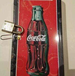 Coca-Cola locker and bottle